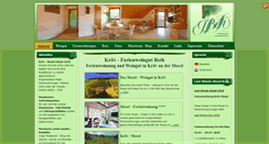 Desktop Screenshot of ferienweingut-beth.de