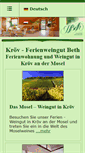 Mobile Screenshot of ferienweingut-beth.de