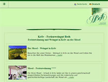 Tablet Screenshot of ferienweingut-beth.de